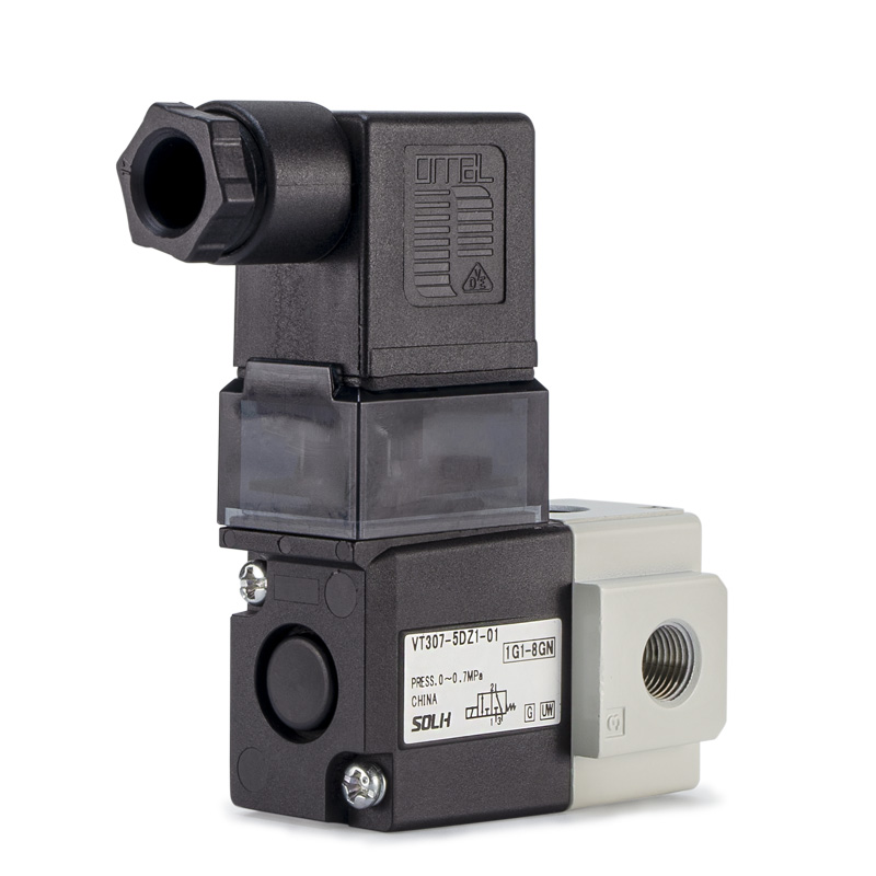 VT307 3 Port Solenoid Valve / Langsung Dioperasikake Poppet Tipe
