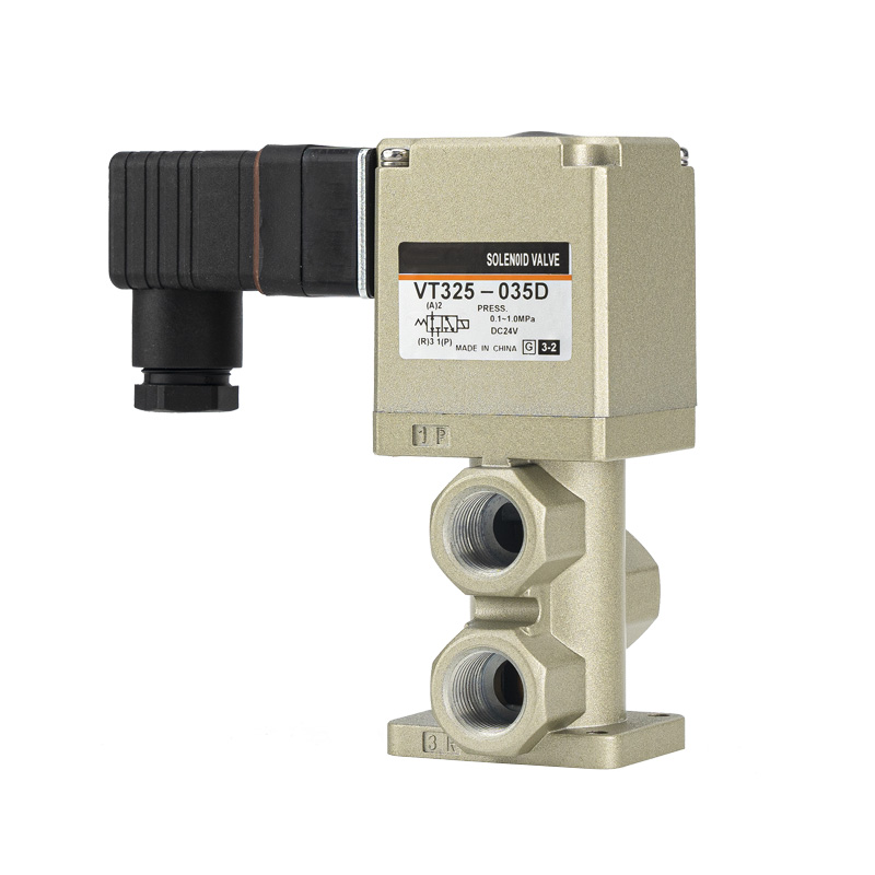 VT325 3 Port Solenoid Valve / Langsung Dioperasikake Poppet Tipe